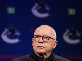 Canucks president of hockey operations Jim Rutherford was front and centre at the news conference two weeks ago announcing the hiring of a new head coach in Rick Tocchet.