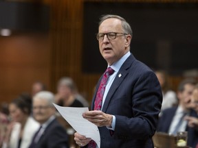 Liberal MP Rob Oliphant rises during Question Period in the House of Commons on June 7, 2019.