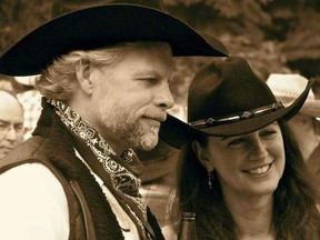 John de Ruiter, left, an Edmonton cult leader, with his wife Leigh Ann de Ruiter. From Leigh Ann Angermann Facebook page.