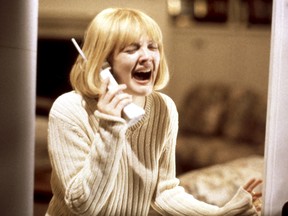 Drew Barrymore in a scene from the original Scream.