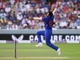 Jasprit Bumrah of India in action during the 2nd Royal London Series One Day International between England and India at Lord's Cricket Ground on July 14, 2022 in London, England.