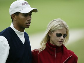 Tiger Woods and Elin Nordegren. (Getty Images)