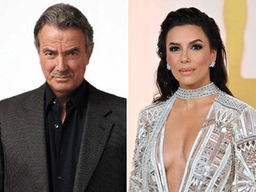 Young and the Restless star Eric Braeden, left, and Eva Longoria.