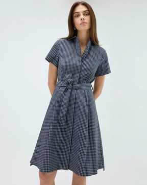 Metier Short Sleeve Shirt Dress