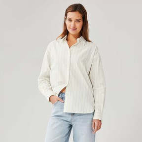 Oversized Button-Down Shirt