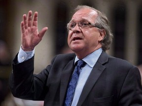 Former federal Conservative cabinet minister Bernard Valcourt has pleaded not guilty to obstructing and resisting police.