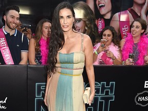 Demi Moore attends the "Rough Night" premiere in June 2017.