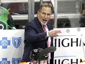 Flyers head coach John Tortorella directs his team during the third period of a game against the Penguins in Pittsburgh, Saturday, March 11, 2023.