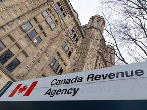 The Canada Revenue Agency headquarters, at 555 Mackenzie Ave.