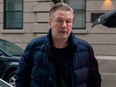 Actor Alec Baldwin departs his home in New York City, Jan. 31, 2023.