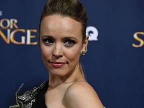 Canadian actress Rachel McAdams poses for photographers upon arrival at a launch event for the film "Doctor Strange" at Westminster Abbey in central London on Oct. 24, 2016.