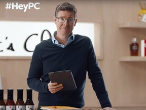A still image from the Loblaw Companies Ltd. "HeyPC" series of ads, featuring Galen Weston, from the President's Choice YouTube channel.
