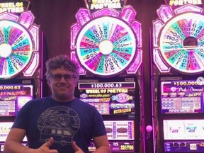 Marcelo Loyola, 50, wins $3.2 million at Casino Woodbine playing his girlfriend's favourite slot machine two weeks after she passed away on April 5, 2023.