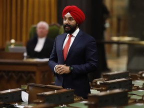 Liberal MP Navdeep Bains delivers a farewell speech in the House of Commons on Parliament Hill in Ottawa on Tuesday, June 15, 2021. The House of Commons ethics committee is inviting the Lobbying Commissioner to testify on the appointment of former industry minister Navdeep Bains to an executive role at Rogers.