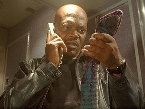 Samuel L. Jackson in the movie ‘Snakes on a Plane.’