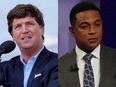 Tucker Carlson, left, Don Lemon