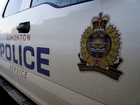 Stock photo of an Edmonton police cruiser. On Wednesday, police said they charged man in connection with a Downton stabbing on Saturday during an Edmonton Oilers playoff game.
