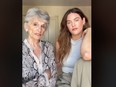 A Texas-based model and entrepreneur Ali Tate Cutler has posted a video interview on TikTok (@alitatecutler) with her dying grandmother that has gone viral. ‘Bubbie’, explains why she has chosen medical assistance in dying, and why she is at peace with her choice. Screenshot/TikTok/@alitatecutler)