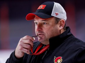 Senators head coach D.J. Smith says he enjoys seeing those players who have worked hard in the minors come up and enjoy success at the NHL level.