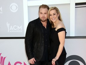 Kyle Jacobs and Kellie Pickler are pictured in 2017.