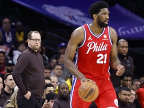 Nick Nurse will try to get the best out for Joel Embiid and the 76ers now.
