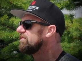 Sean Douglas Kendall, one of four individuals facing multiple charges of drug trafficking associated with the Hells Angels on Vancouver Island.