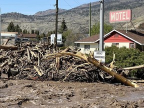 The village of Cache Creek, shown in a handout photo. Flood watches and warnings continue to persist in much of British Columbia's Interior, but water levels appear to be receding at one of the hardest-hit communities.