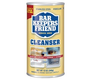 Bar Keepers Friend cleaner