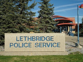 Lethbridge Police Service headquarters.