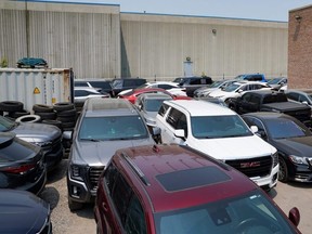 York Regional Police seized 161 stolen vehicles during a month-long investigation.