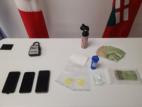 A 32-year-old woman from Thompson faces numerous charges including armed robbery after RCMP said she stole an acquaintance's vehicle after threatening the driver and a passenger with bear spray Saturday in the northern Manitoba community. When Mounties finally caught up with her, officers seized prescription pills, cash as well as bear spray.