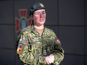 Melanie Lake of Mriya Aid. Lake, a Canadian Forces lieutenant colonel, stated her work with Mriya Aid is in her capacity as a civilian and not as a military officer.