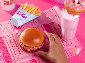Fast food fans have mixed feelings about a new Barbie promotion at Burger King that has a pink burger.