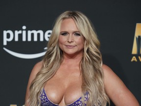 Miranda Lambert arrives at the 58th annual Academy of Country Music Awards on May 11, 2023, at the Ford Center in Frisco, Texas.