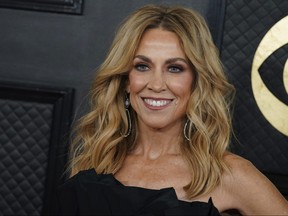 Sheryl Crow arrives at the 65th annual Grammy Awards on Feb. 5, 2023, in Los Angeles.