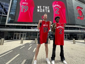 Toronto Raptors officially announced the signing of centre/forward Jakob Poeltl and forward Jalen McDaniels in Toronto on Thursday.