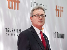 Conservative Sen. Michael MacDonald arrives at the Toronto International Film Festival in Toronto, on Sept. 7, 2018.
