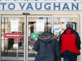 People at the Vaughan Mills shopping centre on Feb. 21, 2021.