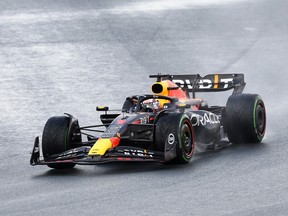 Max Verstappen of the Netherlands drives during the Grand Prix of The Netherlands at Circuit Zandvoort on August 27, 2023 in Zandvoort, Netherlands.