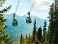 The Banff Gondola was struck by a power outage on Monday evening.