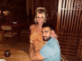Britney Spears and Sam Asghari - INSTAGRAM - ONE USE
