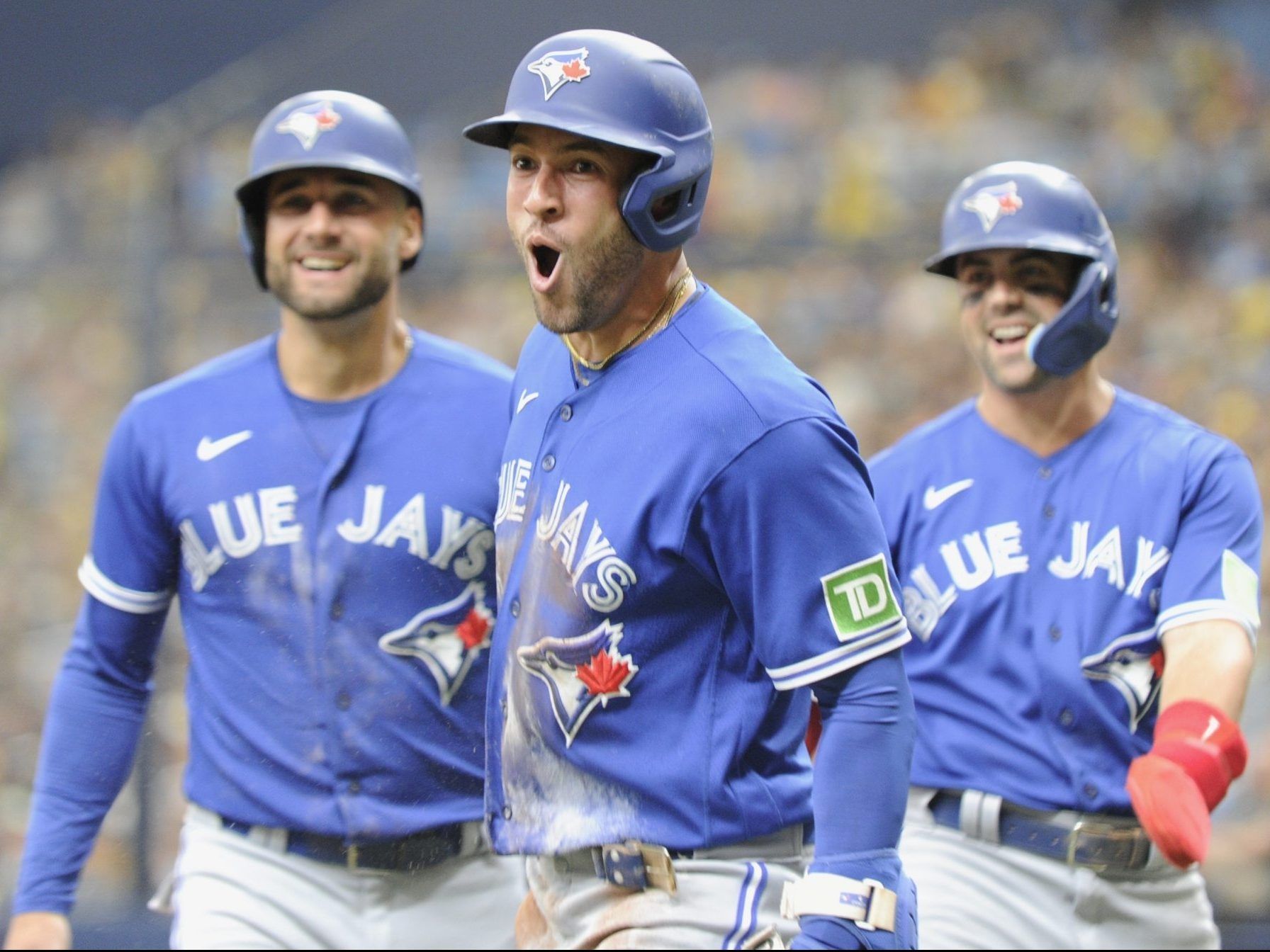 Blue Jays get homers from Guerrero and Belt before Romano holds