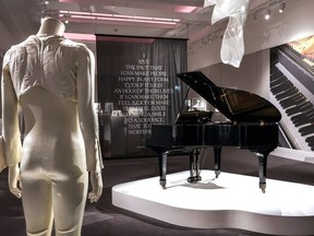 A general view of 'Freddie Mercury: A World Of His Own', a free public exhibition of Freddie Mercury's personal collection at Sotheby's on August 02, 2023 in London, England. The exhibition is open from the 4th August to 5th September.