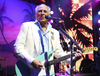 Jimmy Buffett performs at the after party for the premiere of “Jurassic World” in Los Angeles, on June 9, 2015.