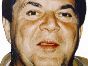 Joseph "Big Joey" Massino, the head of the Bonanno crime family for 14 years, is seen in this undated file photo released by the U.S. Attorney's Office. (AP Photo/US Attorneys Office, File)