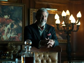 Mel Gibson in a scene from the John Wick prequel series The Continental, now streaming on Prime Video.