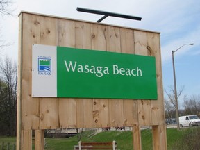 This image was tweeted by municipal officials in Wasaga Beach (https://twitter.com/WasagaBeachPP/status/1696739202149363746)