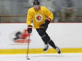 Ottawa Senators' Josh Norris during first day of training camp.