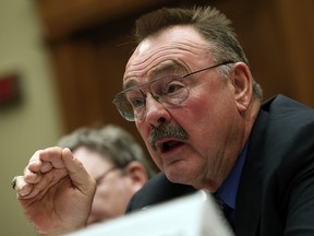 Pro Football Hall of Famer Dick Butkus testifies before the House Oversight and Government Reform Committee on Capitol Hill December 12, 2012 in Washington, DC.