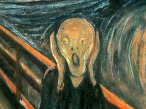 The Scream by Edvard Munch might be apt for an Aussie man who police say was forced to cut off part of his penis.